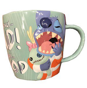 Disney Coffee Mug - Stitch - Mornings Bad, Coffee Good-KitMu