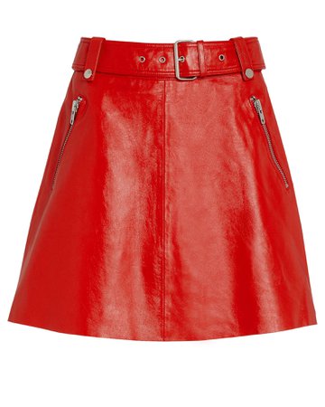 Magnolia Leather Mini Skirt