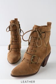 Kelsi Dagger Welsey - Sienna Ankle Booties - Leather Booties