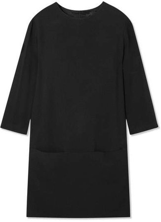 Marina Crepe Mini Dress - Black