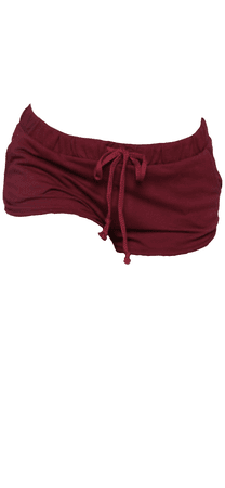 maroon pj shorts red pajama bottoms png