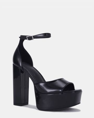 ZIGGI BLACK Platform Heels | Buy Women's HEELS Online | Novo Shoes NZ