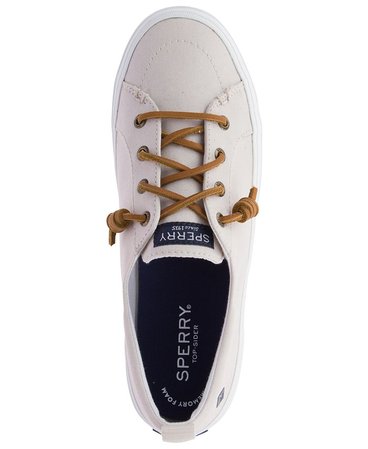 Sperry Women's Crest Vibe Memory-Foam Canvas Sneakers & Reviews - Athletic Shoes & Sneakers - Shoes - Macy's