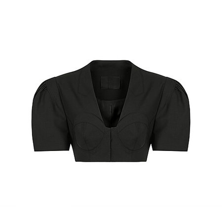 [20SS NEW]Bustier-Short-Sleeved Crop Jacket - S.I.VILLAGE