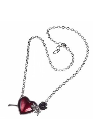 Wounded By Love Pendant by Alchemy Gothic | Gothic Jewellery