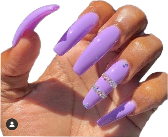 ⛓light purple nails
