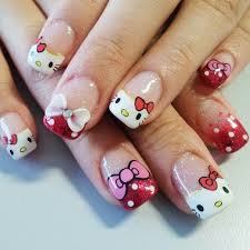hello kitty nails - Google Search