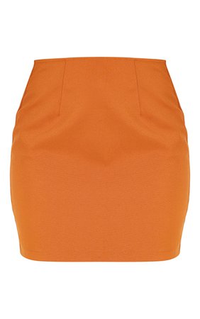 Camel Woven Mini Skirt | Co-Ords | PrettyLittleThing USA