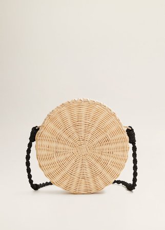 Bamboo round bag - Women | Mango USA