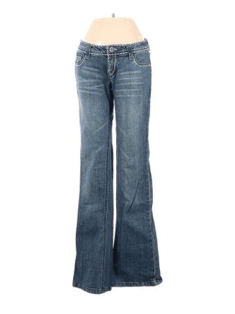 low rise jeans.