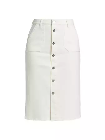 Shop Paige Meadow Utility Midi-Skirt | Saks Fifth Avenue