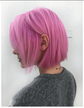 pixie hair pink