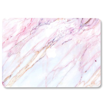 GMYLE Pink Marble MacBook Air 13 inch case Soft-Touch Matte Plastic Scratch Guard Cover MacBook Air 13 inch (Model: A1369 & A1466)