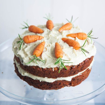 Healthy Vegan Carrot Cake - Wallflower Kitchen