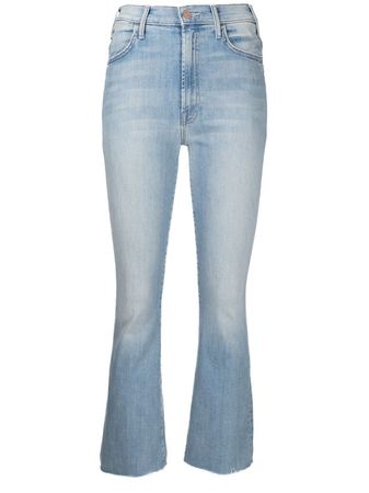 MOTHER high-rise ankle-length Bootcut Jeans - Farfetch