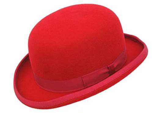 red bowler hat Amazon £34.99