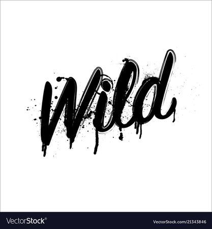 Wild grunge word Royalty Free Vector Image - VectorStock
