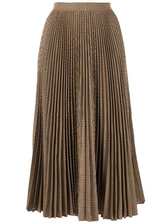 Gucci Houndstooth Check Pleated Skirt - Farfetch