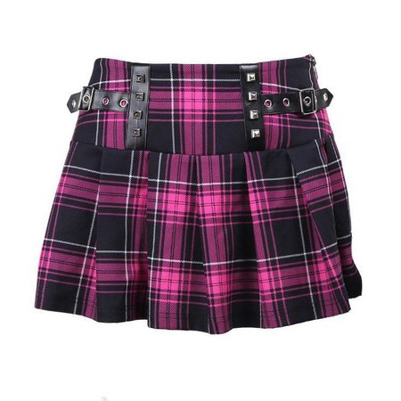 pink goth skirt