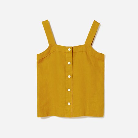 Women’s Linen Picnic Top | Everlane yellow