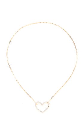 18K Gold Diamond Necklace by Yvonne Leon