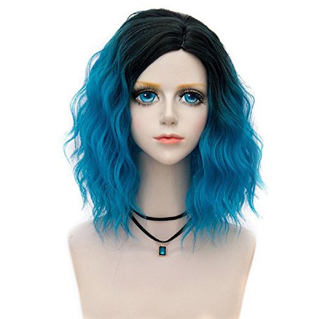 Probeauty Swinger Collection Two Tone Ombre Hair Party Costume Wigs Women Cosplay Wig Heat Resistant