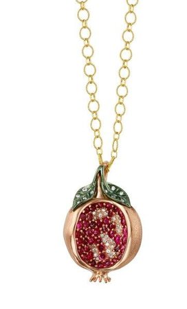 pomegranate necklace