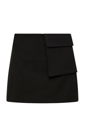 Utilitarian Pocket Stretch-Wool Mini Skirt By St. Agni | Moda Operandi