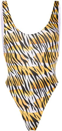 Funky tiger print swimsuit