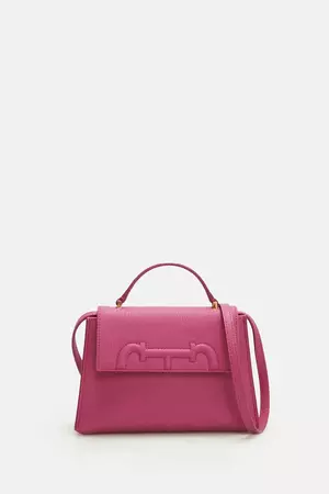 Tiny Doma Insignia Satchel | Mini handbag bougainvillea  - CH Carolina Herrera United Kingdom