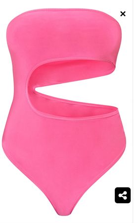 PLT pink bodysuit