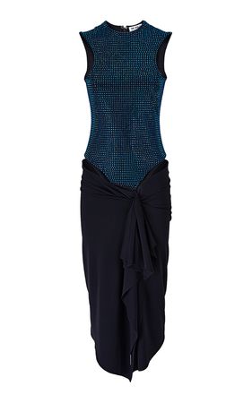 Mirna Ribbed Jersey Midi Dress By The Attico | Moda Operandi
