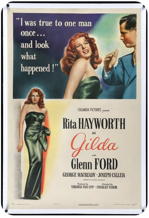 Rita Hayworth Hollywood movie poster