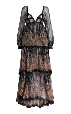 Tiered Silk Maxi Dress By Etro | Moda Operandi