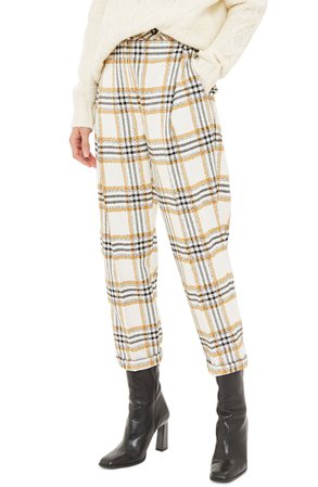 Topshop Three Button Tapered Trousers | Nordstrom