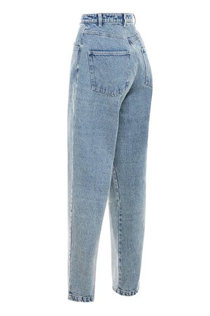 'Extra' Stonewashed Front Pleat Jeans - Mistress Rock