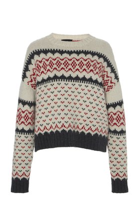 Fair Isle Wool Sweater by Alanui | Moda Operandi