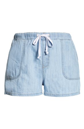 BP. Tie Waist Denim Shorts | Nordstrom