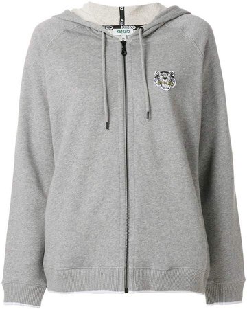 Tiger Crest zipped hoodie