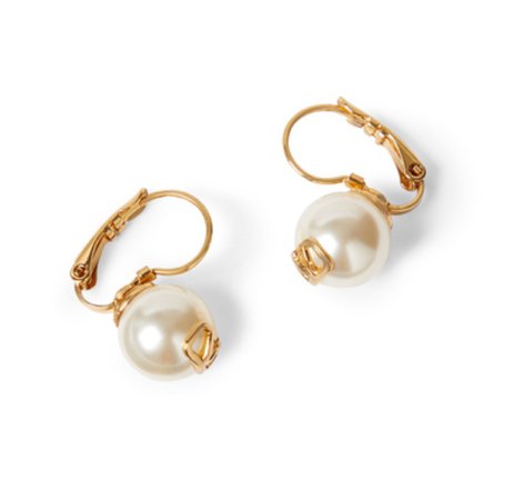 Valentino Garavani VLogo Pearl Earrings