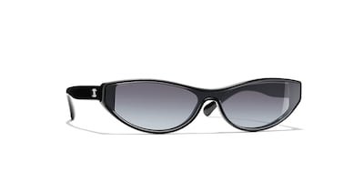 Chanel Cat Eye Sunglasses CH5415 Grey Gradient & Black Sunglasses | Sunglass Hut United Kingdom