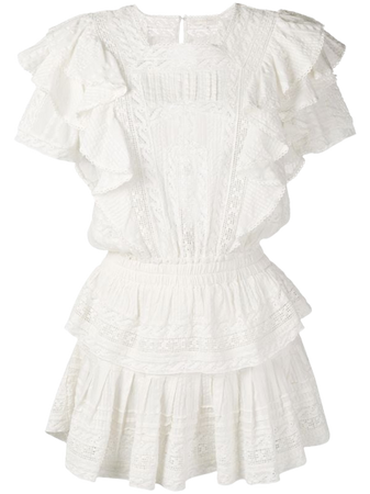 White loveshackfancy dress preppy