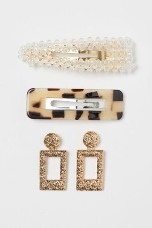 Earrings and Hairclips - Gold-colored - Ladies | H&M CA