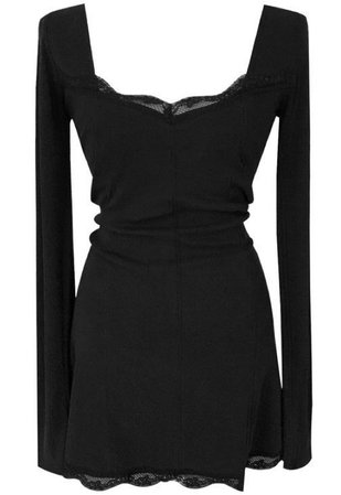 black boho dress