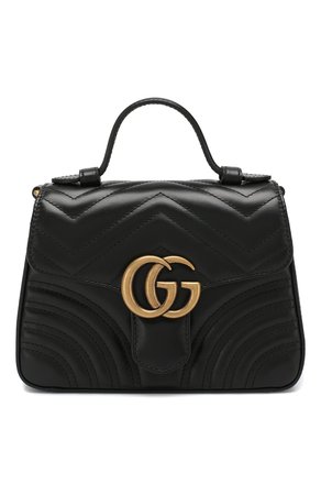 Женская черная сумка gg marmont GUCCI — купить за 168900 руб. в интернет-магазине ЦУМ, арт. 547260/DTDIT