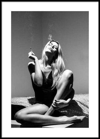 Smoking Woman Poster