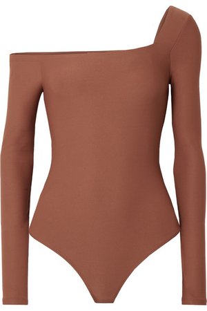 Alix | Murray one-shoulder stretch-jersey thong bodysuit | NET-A-PORTER.COM