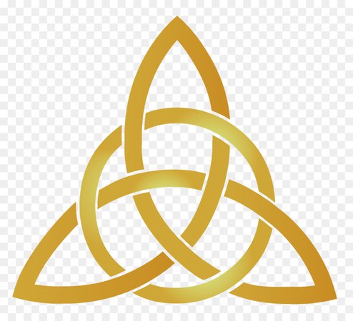 Gold Celtic Trinity Knot Clipart
