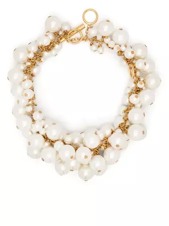 Jil Sander Pearl chain-link Bracelet