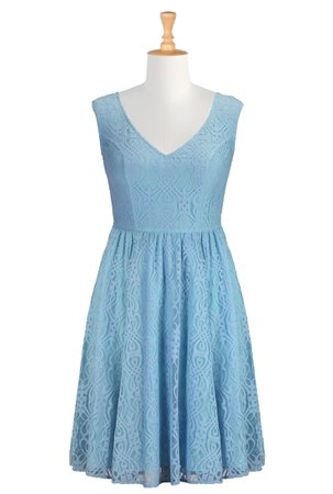 womens light blue dress easter - Google Search